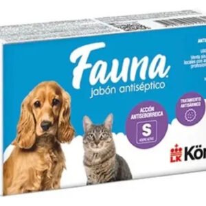 Shampoo Antiséptico Fauna Para Perro Jabón En Barra 210 Ml Pulguicida