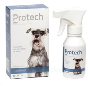 Protech Spray 100ml Pulgas Garrapatas Mosquitos Perro Labyes Blanco