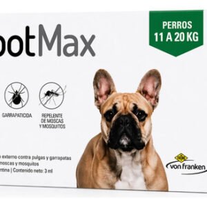 Pipeta Spotmax Perros 11 A 20kg Pulgas Garrapatas Mosquitos Verde