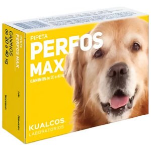 Pipeta Perfos Perros 20 A 40 Kg Pulgas Garrapatas Mosquitos Amarillo