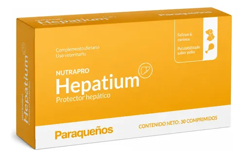 Nutrapro Hepatium Suplemento Protector Hepático Perros Gato