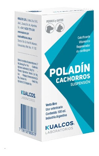 Poladin Cachorros Perro Gato Suspensión 100ml Vitaminas