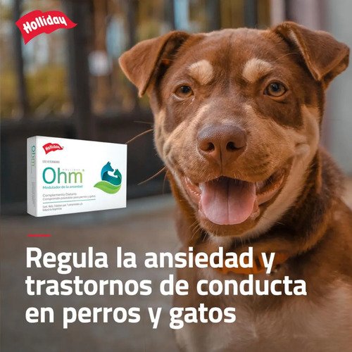 Ohm Ansiolítico Natural Perros Gatos 21 Comprimidos Palatabl - Image 2
