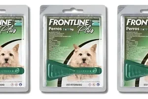 Pipeta Para Perros Chicos Frontline Plus Hasta 10kg Pack X3 Verde