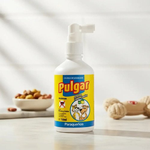 Pulgar Pulguicida Garrapaticida Spray Perro Gato 150ml Blanco - Image 2