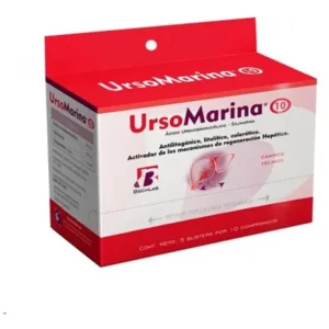 Ursomarina 10  Hepatoprotector Para Perros Y Gatos X50 Comp