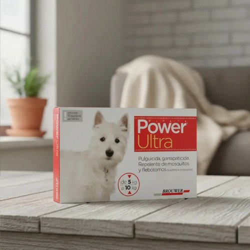 Pipeta Power Ultra Perro 5 A 10 Kg Pulgas Garrapatas Moscas Agua - Image 2