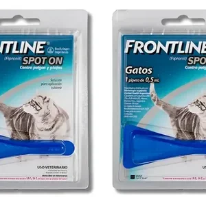 Frontline Spot On Pipeta X2 Antiparasitaria Gatos H/10 Kg Azul