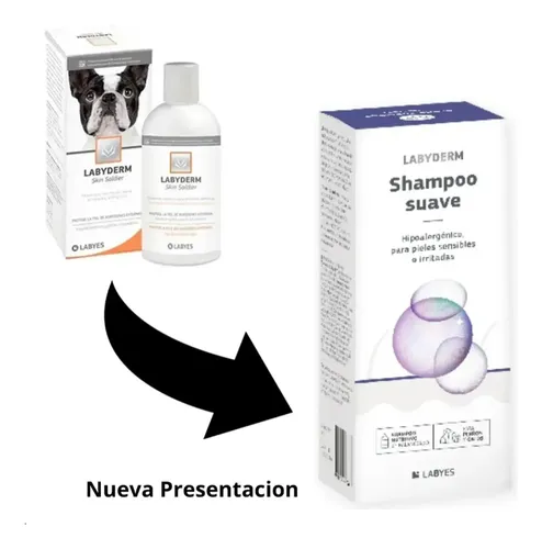 Labyderm Shampoo Suave Perros Gatos Hipoalergenico 220ml Coco - Image 2
