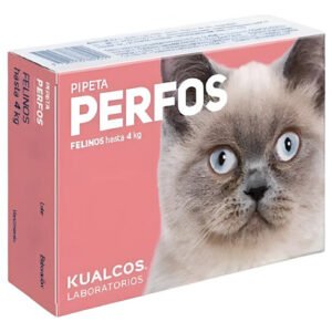 Pipeta Perfos Gatos Hasta 4kg Pulgas Garrapatas Mosquitos Rosa