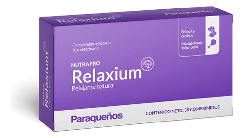 Nutrapro Relaxium X 30 Comp. Perro Gato - Proagro