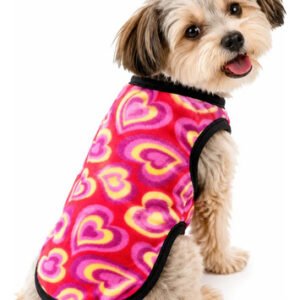 Ropa Friza Polar Reforzado Perros Gatos Talles 1 Al 12 Corazones Talle 5
