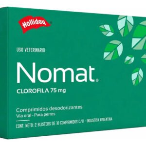 Nomat Perro X20 Comp Mal Aliento Olor Corporal Gases Verde Claro