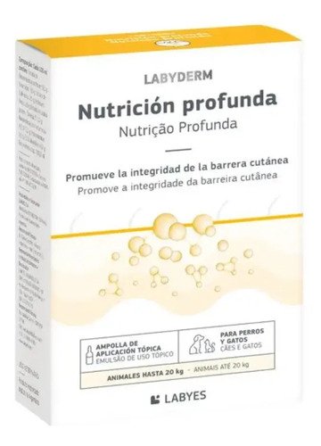 Pipeta Para Piel Perros Regenerador Labyderm Hasta 20kg