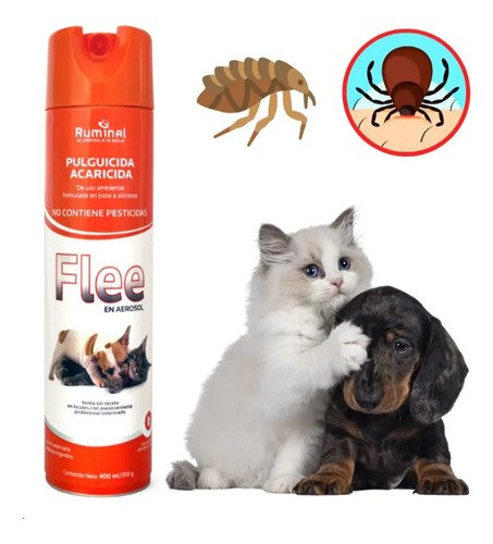 Flee Pulguicida Acaricida Aerosol Control Pulgas Ambiente - Image 5