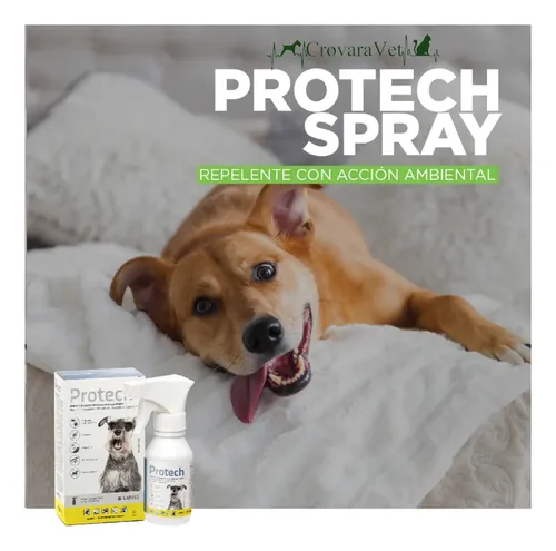 Protech Spray 100ml Pulgas Garrapatas Mosquitos Perro Labyes Blanco - Image 5