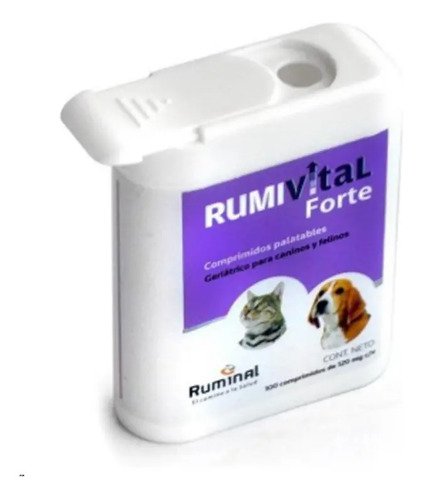 Rumivital Forte 100 Comp X2 Geriátrico Perros Y Gatos 120mg - Image 3