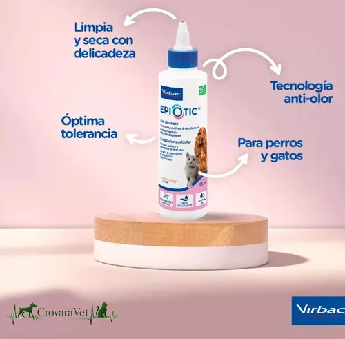 Epiotic Limpiador Auricular Oidos Otitis 100ml Perros Gatos Sin Aroma - Image 7