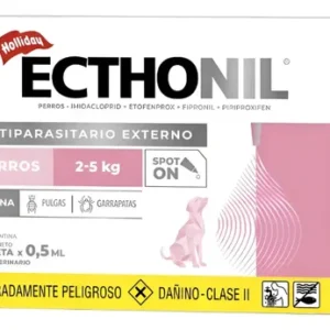 Ecthonil Pipeta Pulga Garrapata Control Ambiental Perro 2-5k Agua