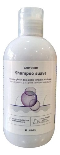 Shampoo Labyes Labyderm 220ml Hipoalergénico Para Perros Y Gatos Natural - Image 4
