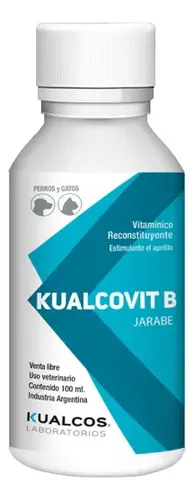 Kualcovit B Complejo Vitamínico Perros Y Gatos 100 Ml Líquido