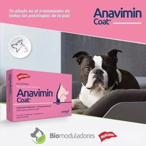 Anavimin Coat Perros Gatos Caída De Pelo Brillo X21 Comp - Image 2