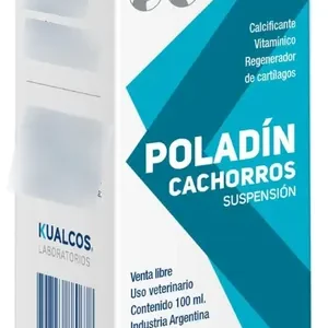 Poladin Cachorros Jarabe Calcificante Perros Gatos 100ml Kualcos