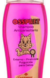Shampoo Antiparasitario Gatos Osspret 250 Ml Pulgas Garrapat