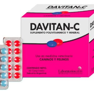 Davitan C Vitaminas Y Minerales Perros Gatos 60 Comprimidos