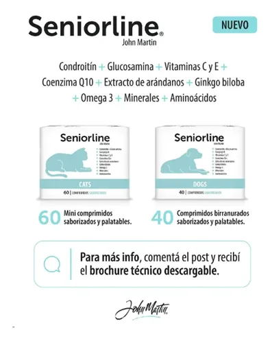 Condroprotector Seniorline Perros X40 Comprimidos Articular - Image 2