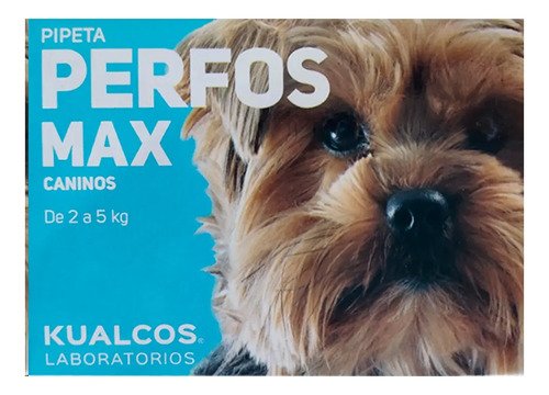 Pipeta Perfos Perros 2 A 5 Kg Pulgas Garrapatas Mosquitos Celeste - Image 3
