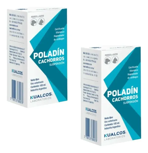 Poladin Cachorro Suspension X 100 Ml Pack X 2 Kualcos