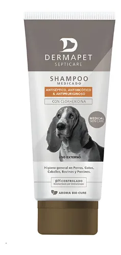 Shampoo Dermapet Septicare Hipoalergenico 250ml Perros Gatos Coco
