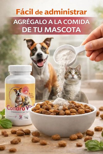 Condrovital Glucosamina Perros Gatos Suplemento Articular Bechlab 110g - Image 2