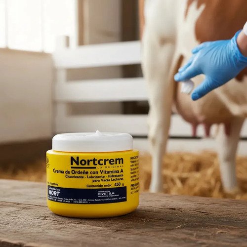 Crema De Ordeñe Con Aloe Vera Nort 450g Vitamina A Fragancia Inolora - Image 3