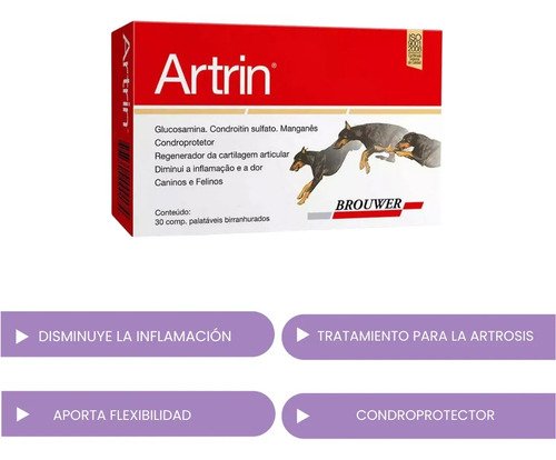 Artrin Condroprotector Para Perros Y Gatos X 30 Comprimidos - Image 7