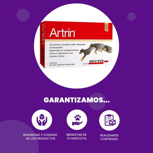 Artrin Condroprotector Para Perros Y Gatos X 30 Comprimidos - Image 9
