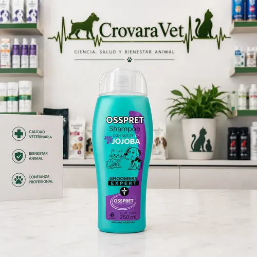 Shampoo Osspret Aceite Jojoba X250ml Perros Gatos Ph Neutro Frutal Fresco - Image 5