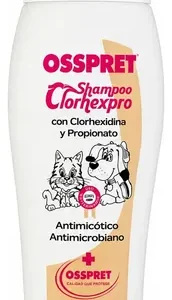 Shampoo Antiseptico Osspret Clorhexpro Para Mascotas Neutro