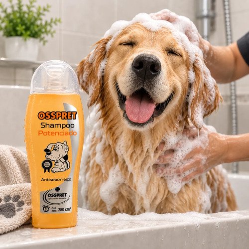 Shampoo Osspret Potenciado X250ml Perros Antiseborreico Coco - Image 5