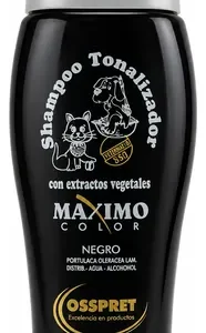 Shampoo Osspret Tonalizador Negro 250 Ml Perros Y Gatos Avena