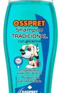 Shampoo Osspret Tradicional X250ml Perros Pulgas Garrapatas
