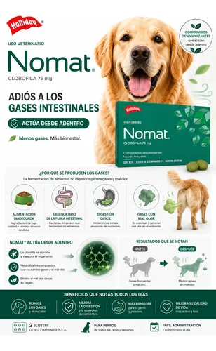 Nomat Perro X20 Comp Mal Aliento Olor Corporal Gases - Image 11