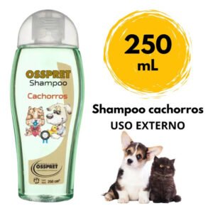Osspret Shampoo Para Perro Y Gatos Cachorros 250cm3 Fragancia Bebé