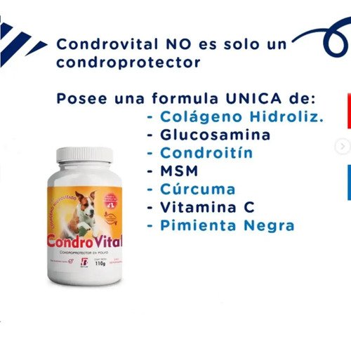 Condrovital Suplemento Articular Condroprotector Perro Gato - Image 4