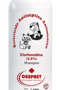 Shampoo Osspret Clorhexidina X1 Litro Perro Gato Antiséptico Coco
