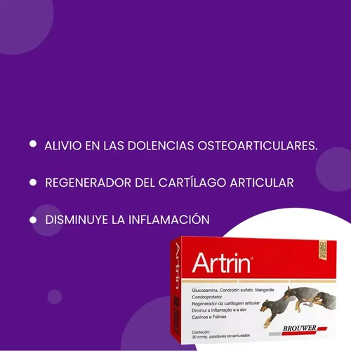 Artrin Condroprotector Para Perros Y Gatos X 30 Comprimidos - Image 8