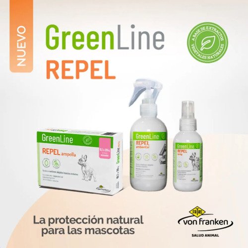 Greenline Pipeta Pulgas Garrapatas Hasta 20kg Perro Azul Claro - Image 2