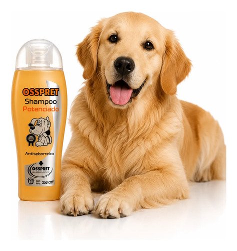 Shampoo Osspret Potenciado X250ml Perros Antiseborreico Coco - Image 4