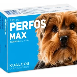 Pipeta Perfos Perros 2 A 5 Kg Pulgas Garrapatas Mosquitos Celeste